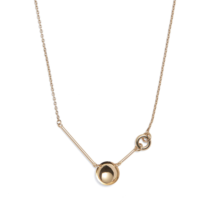 Lady Grey Jewelry Sequence Necklace in Gold