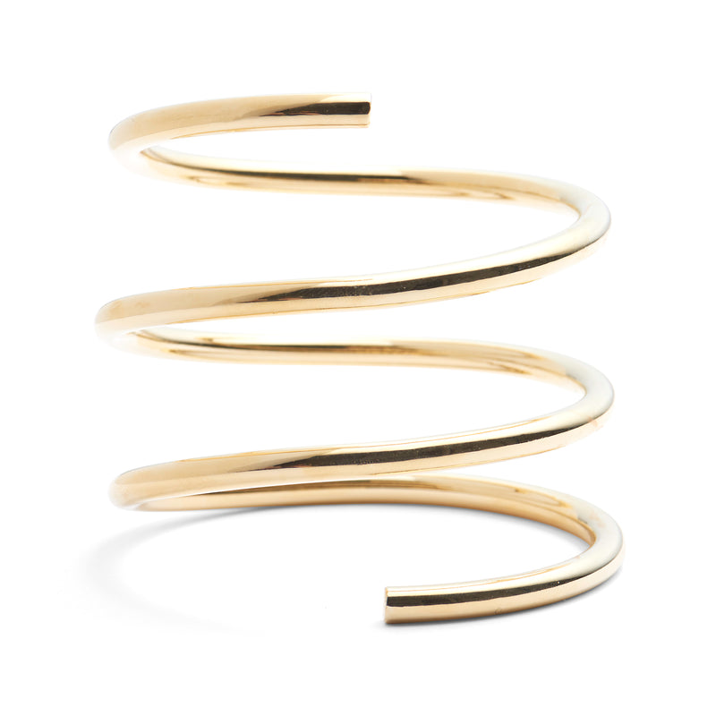 Lady Grey Jewelry Spiral Bracelet in Gold