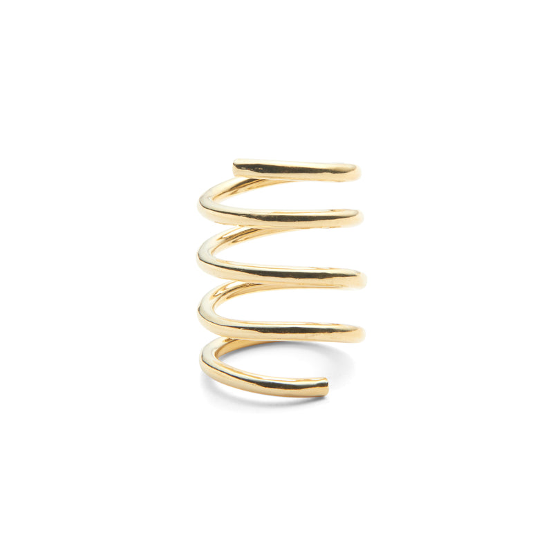 Lady Grey Jewelry Spiral Ring in Gold