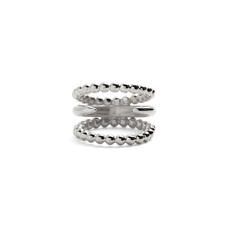 Lady Grey Jewelry Split Ophidia Ring in Silver