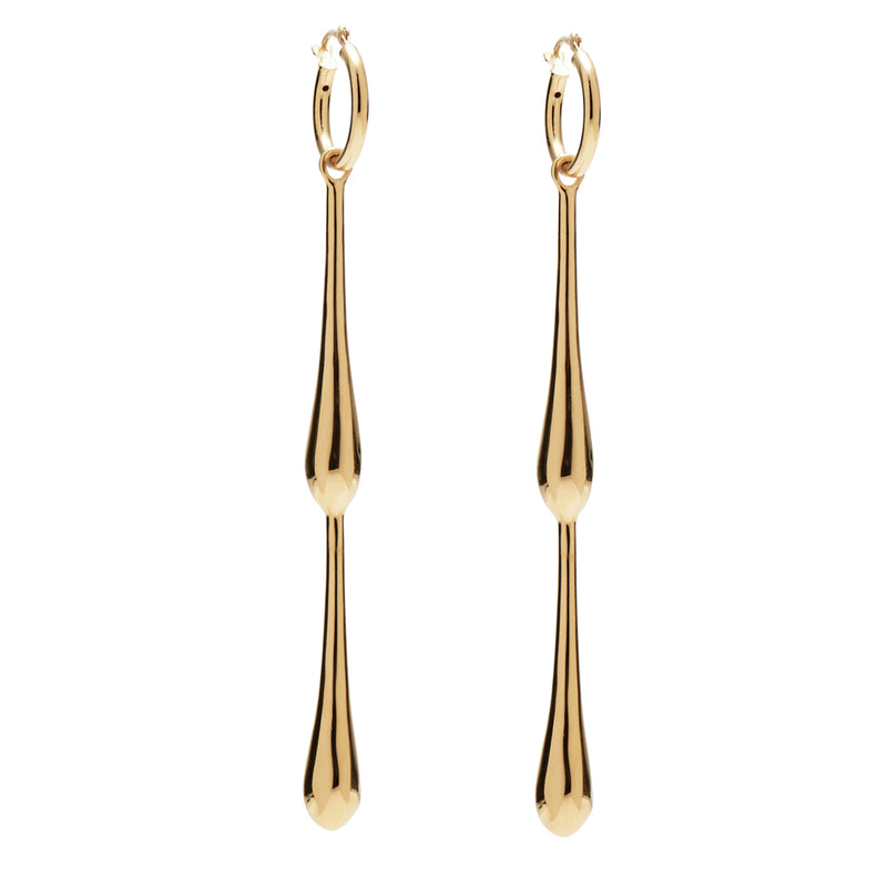 Lady Grey Stream Earrings in Gold