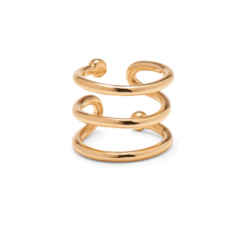 Lady Grey Swerve Ring in Gold