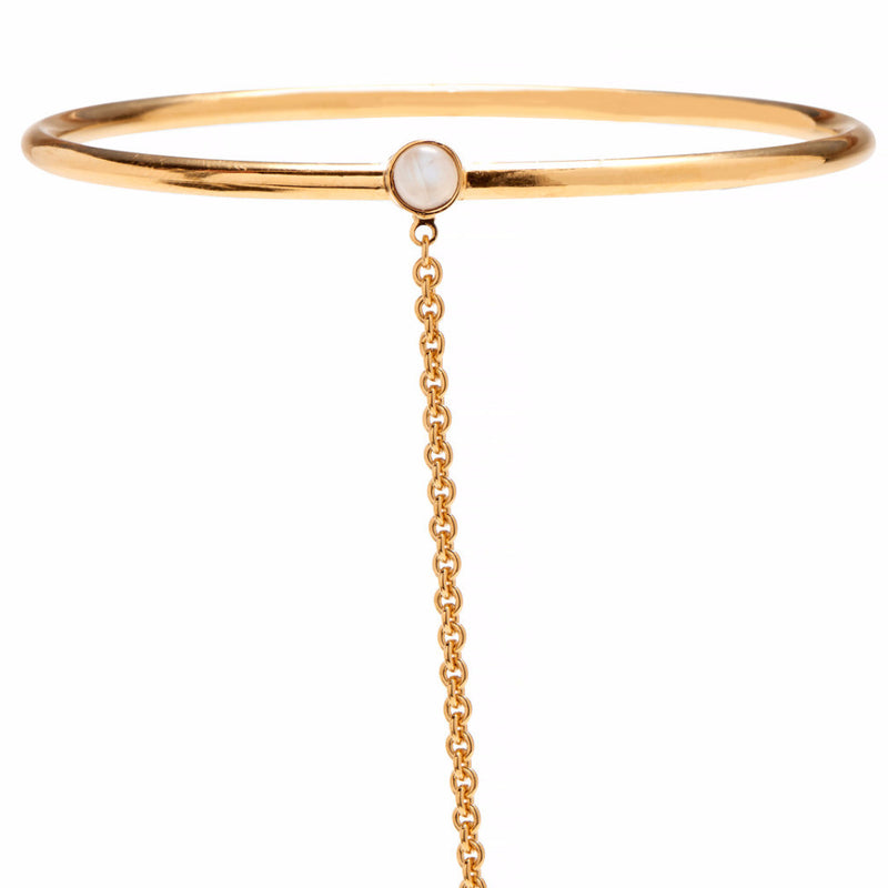 Tether Bangle in Gold
