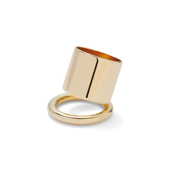 Lady Grey Jewelry Tilt Ring in Gold