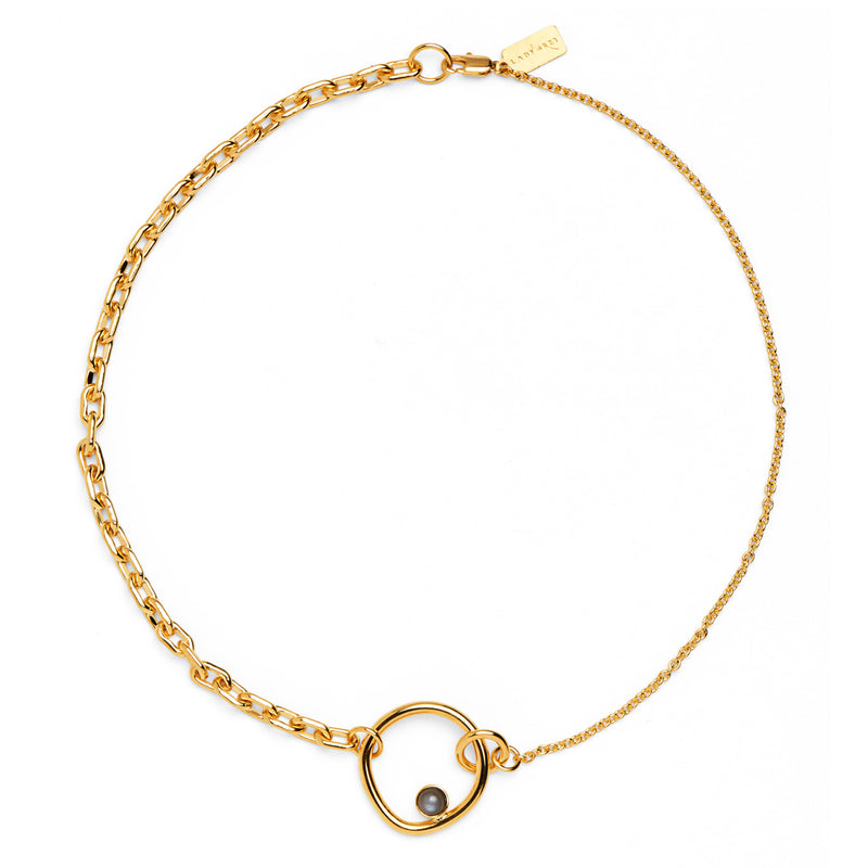 Lady Grey Jewelry Revolve Necklace in Gold 