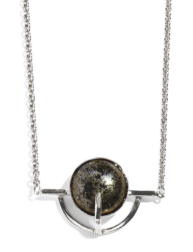 Locus Necklace in Silver