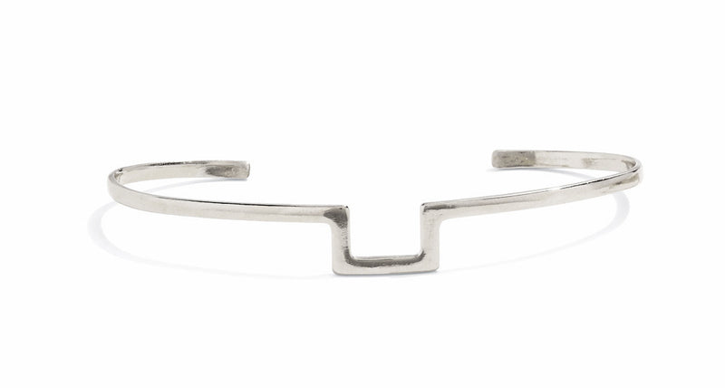 Notch Palm Cuff in Gold