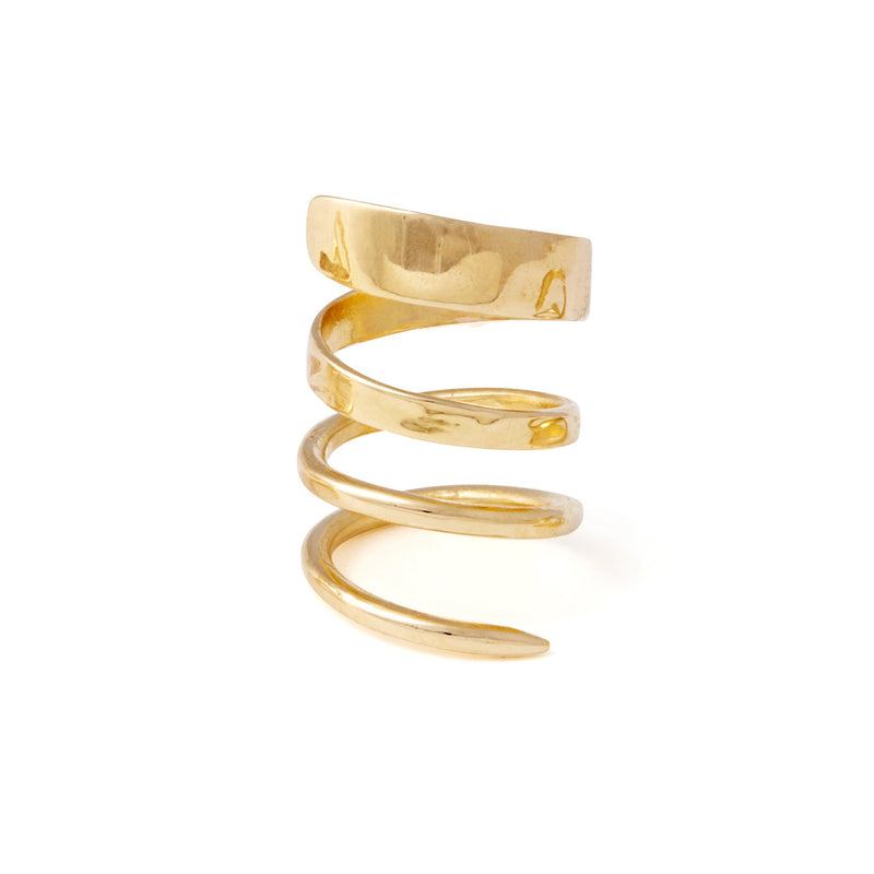 Lady Grey Jewelry Ribbon Ring in Gold