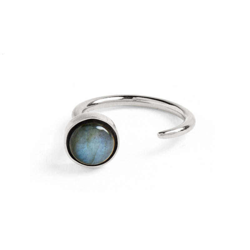 Lady Grey Jewelry Tangent Ring in Silver