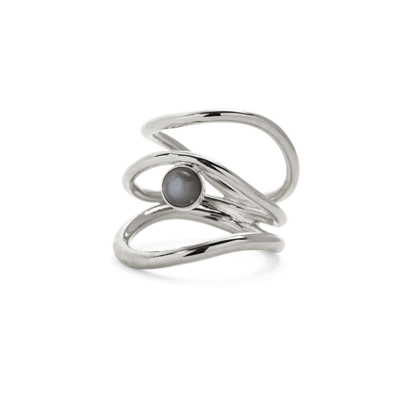 Lady Grey Jewelry Tide Ring in Silver
