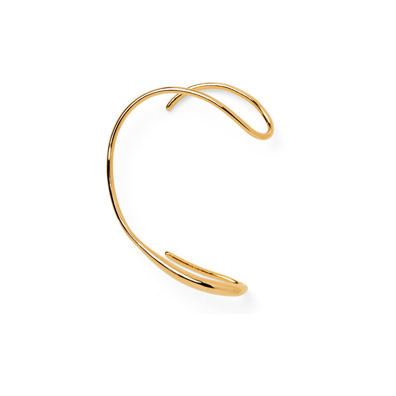 Lady Grey Jewelry Trace Ear Cuff in Gold- Right Ear