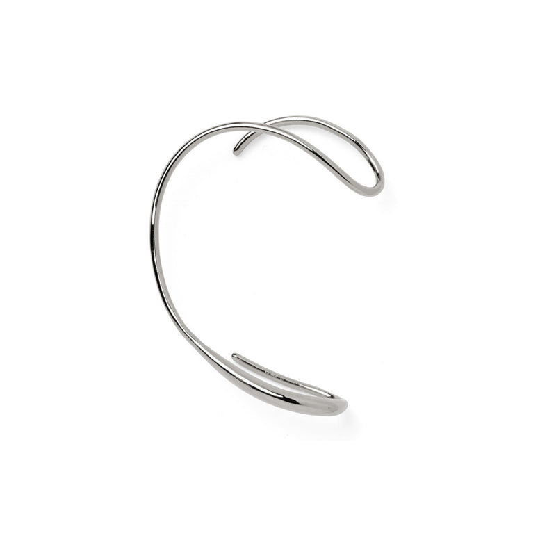 Lady Grey Jewelry Trace Ear Cuff in Silver- Right Ear