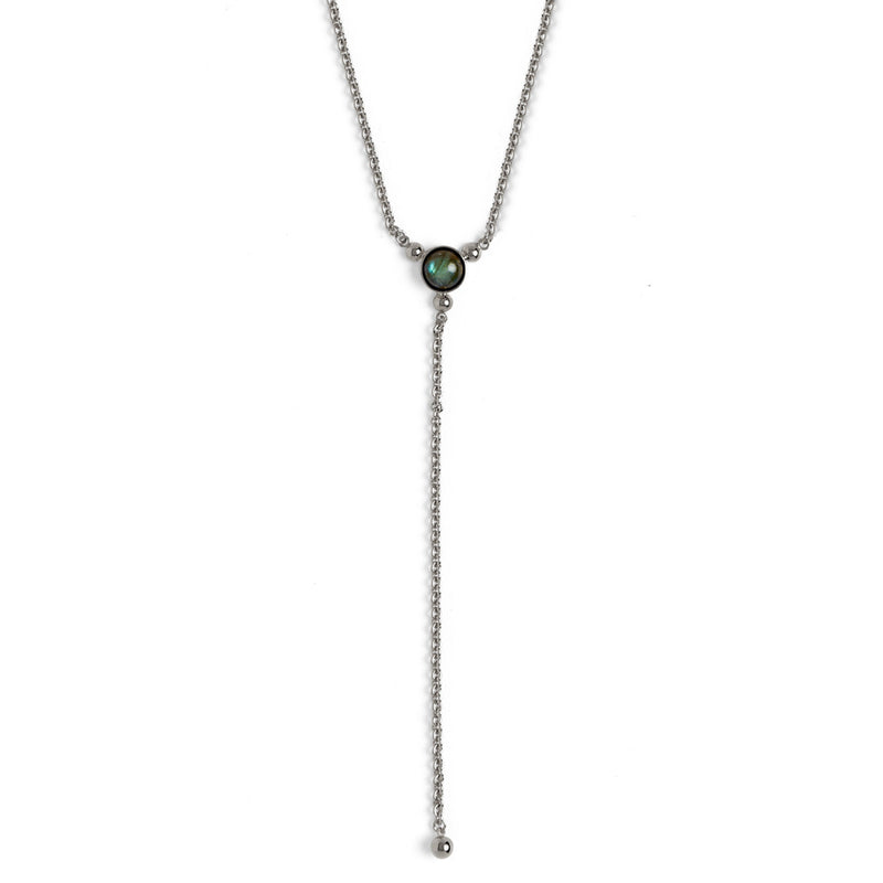 Lady Grey Trinity Lariat in Silver