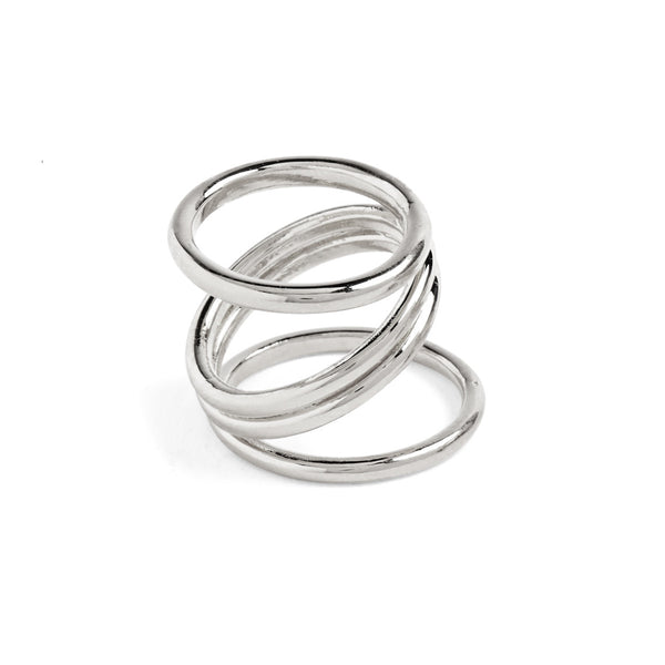 Lady Grey Jewelry Wrap Ring in Silver