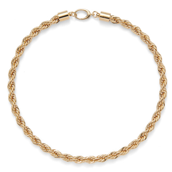 XL Rope Chain Necklace in Gold