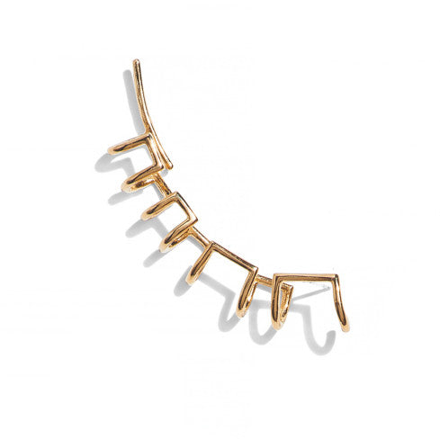 Lady Grey Jewelry Cage Ear Cuff in Gold- Right Ear