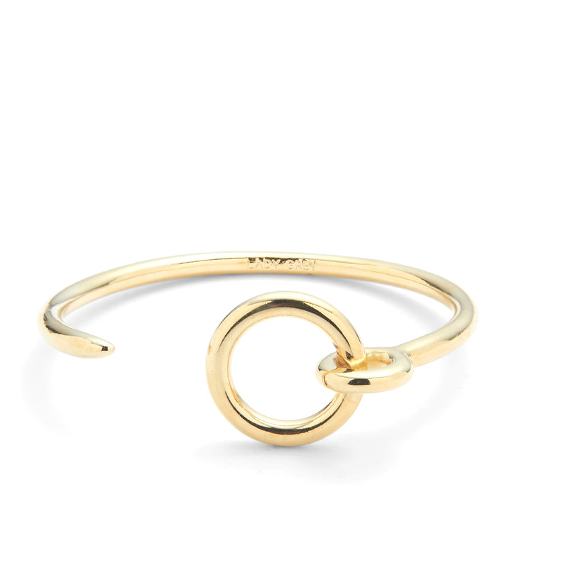Lady Grey Jewelry Eyelet Bracelet in Gold