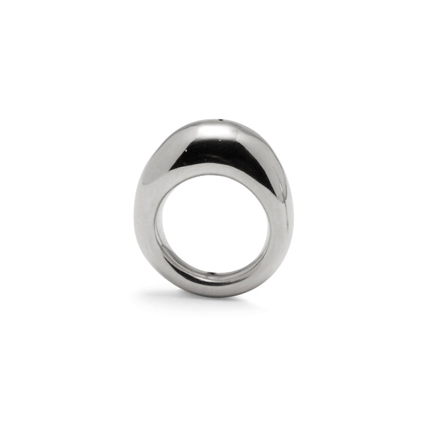 Lady Grey Jewelry Organic Ring in Rhodium