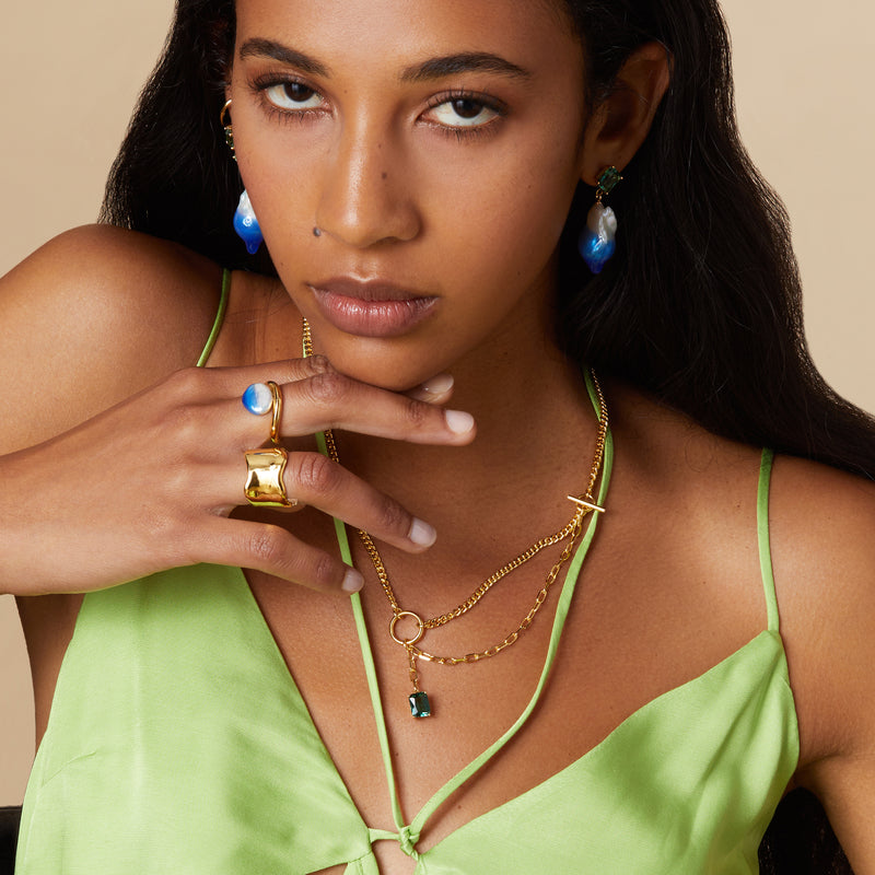 Lady Grey Mazzy Earrings in Gold