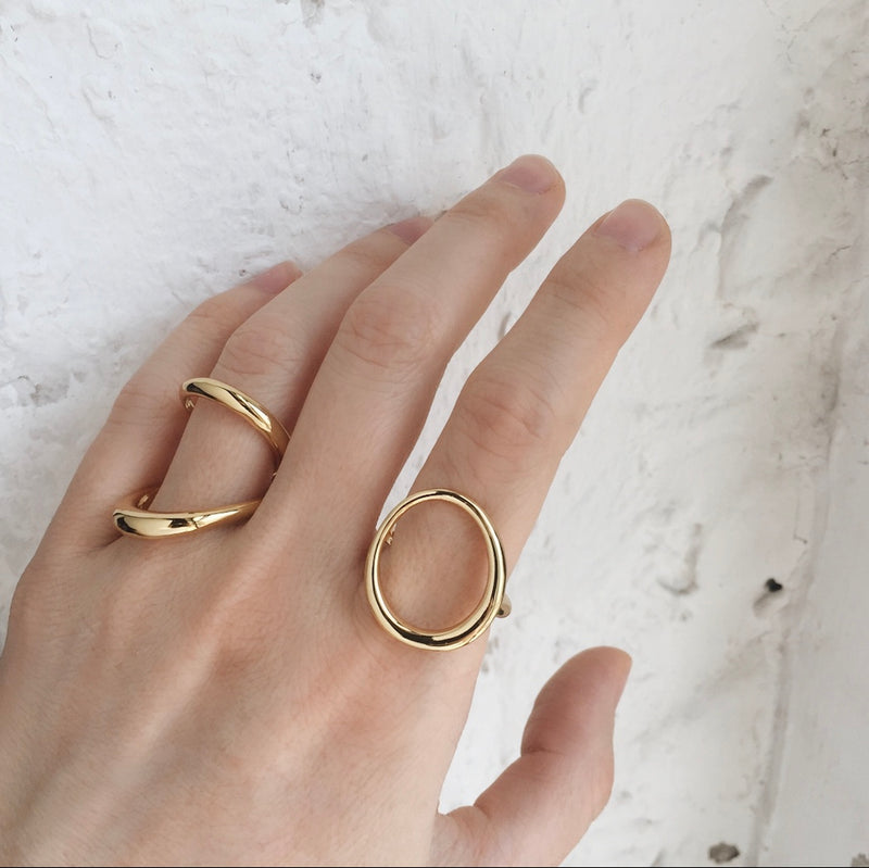 Echo Ring in Gold