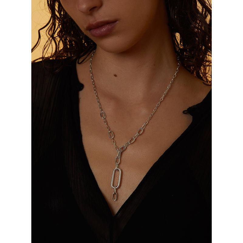 Tier Necklace in Silver