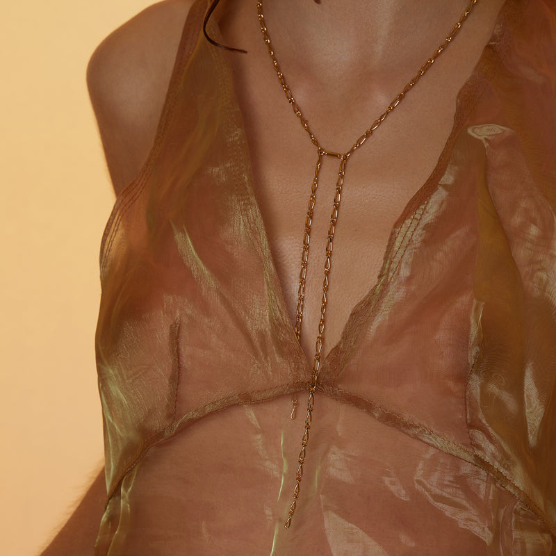 Tether Necklace in Gold