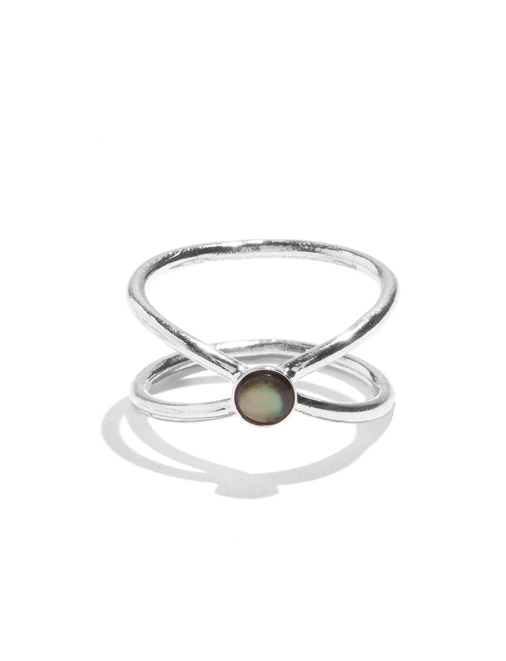 Aurora Ring Silver Mother Pearl