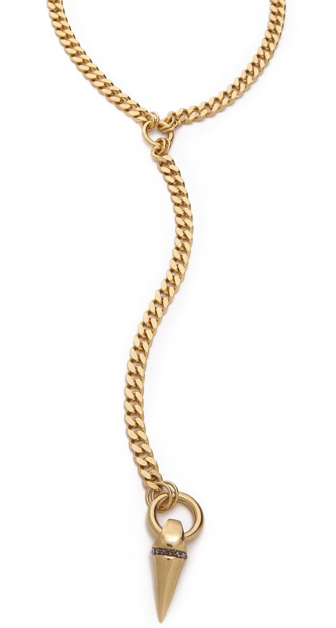 Axis Necklace in Gold