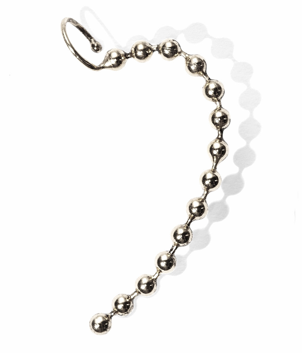 Ball Bead Ear Cuff Left Ear