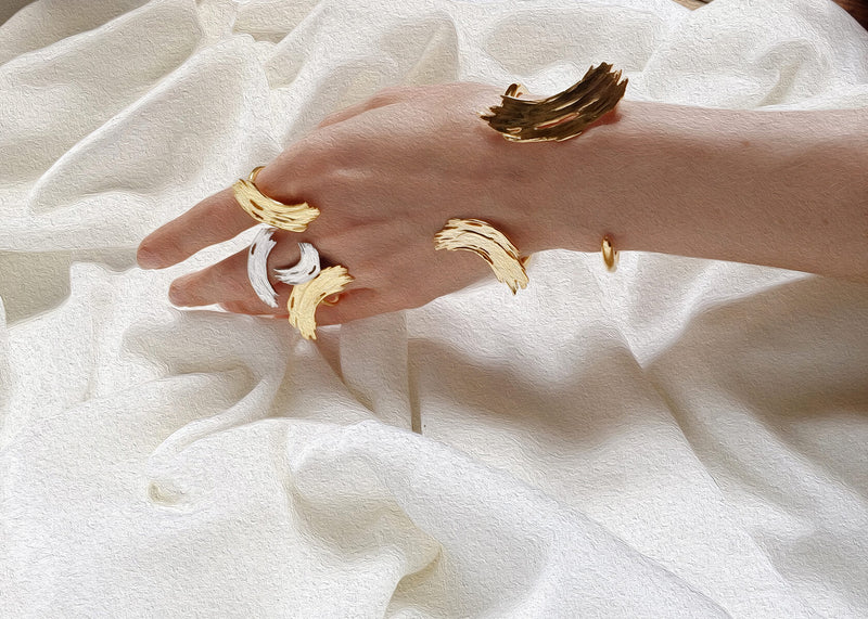 Louise Cuff in Gold