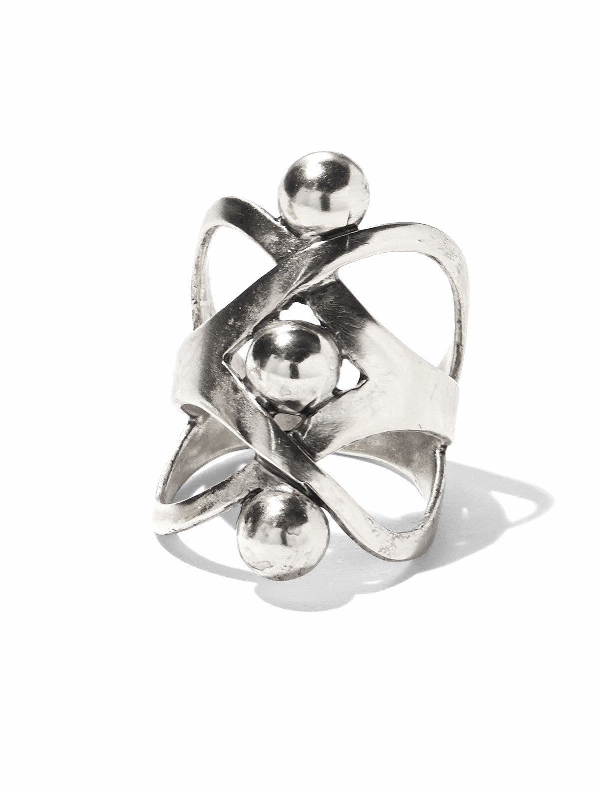 Interlock Ring Silver