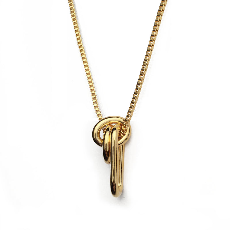 Lady Grey Trés Link Necklace in Gold