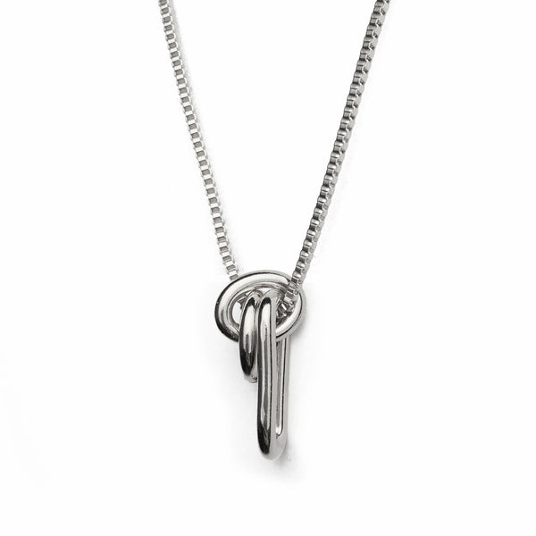 Lady Grey Trés Link Necklace in Silver