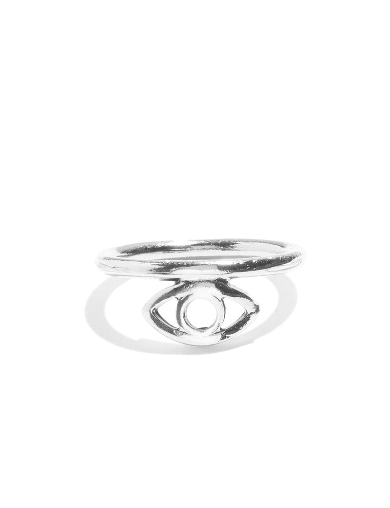 Midi Eye Ring in Sterling Silver