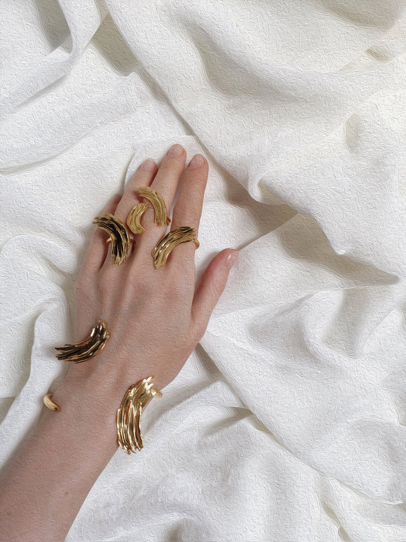 Louise Cuff in Gold