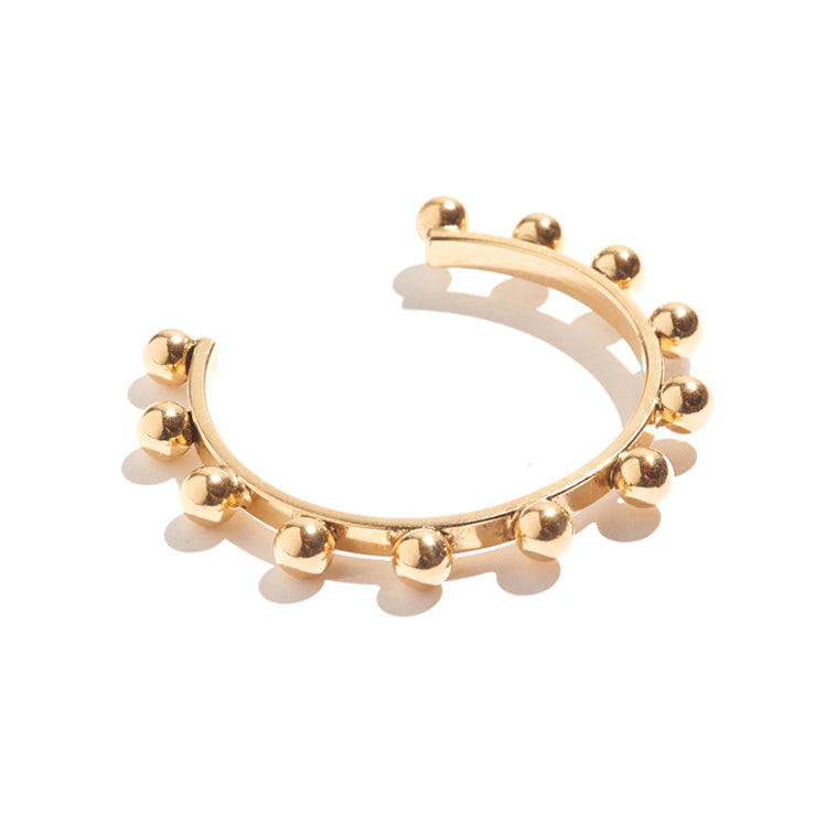 Studded Bangle in Gold